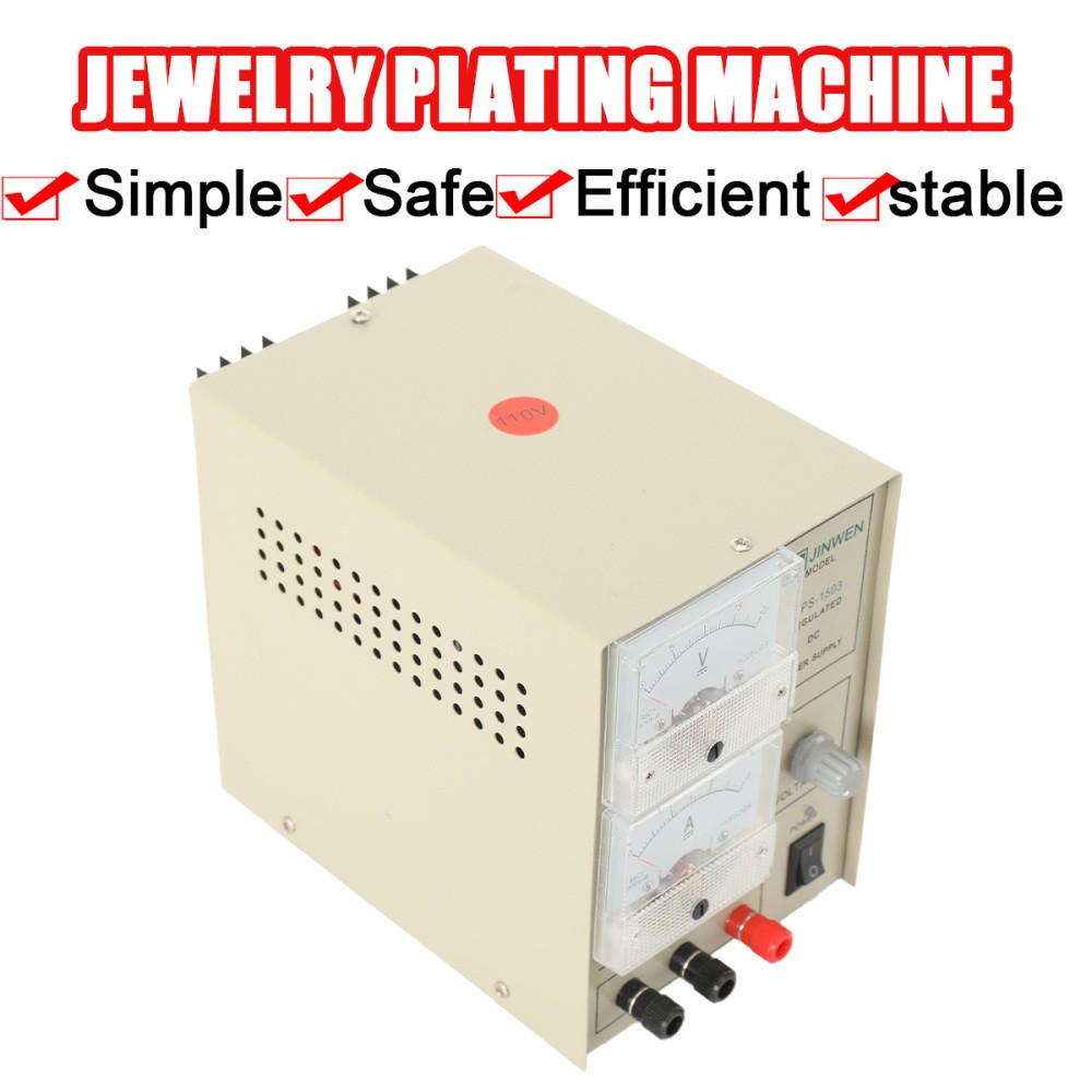 Gold Silver Plating Machine 3A Electroplating Jewelry Plating Machine