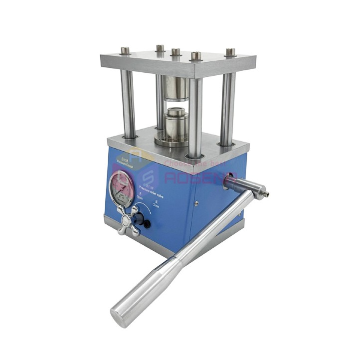 Manual Hydraulic Coin Cell Crimping Machine for CR20 Series Button Batteries