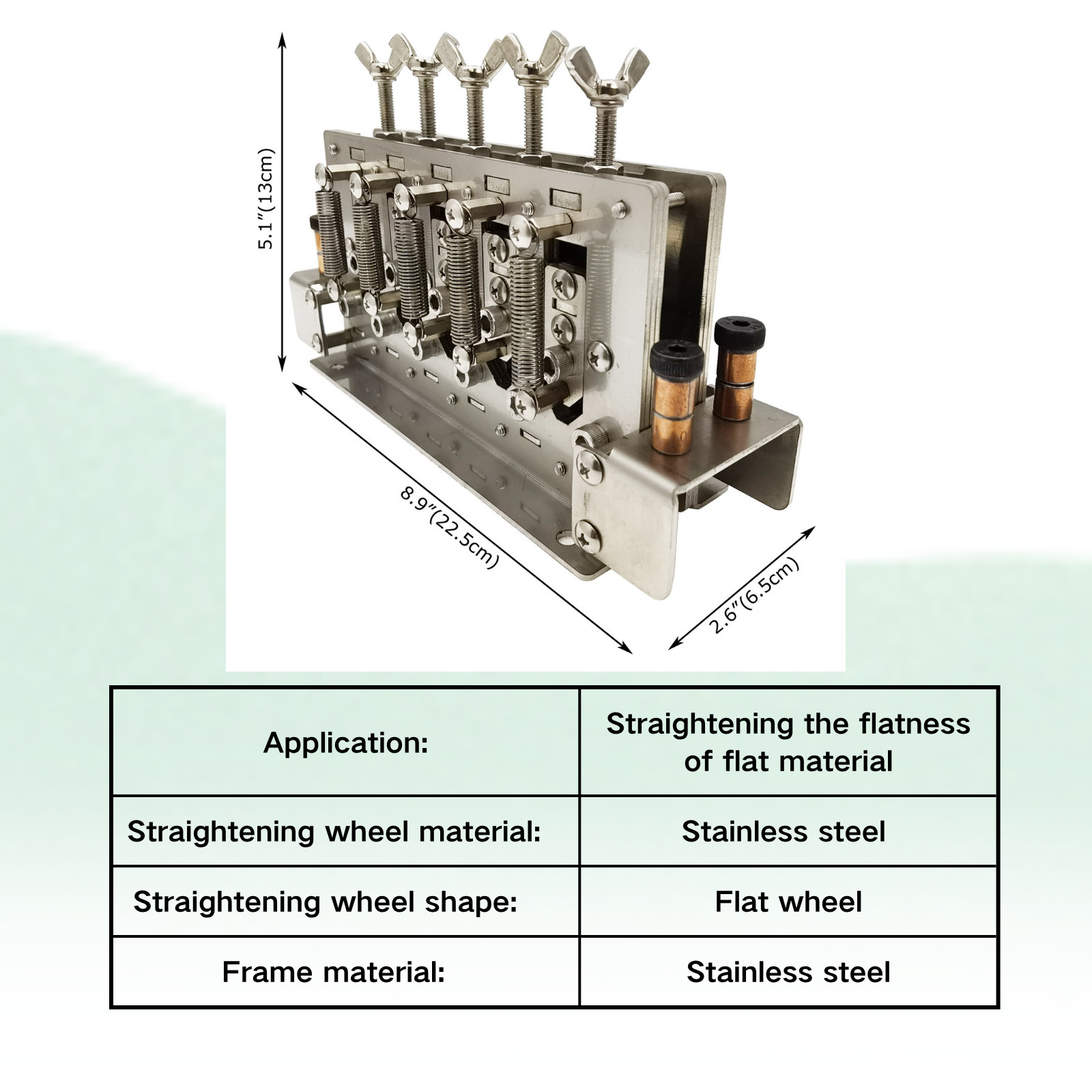 Large Flat Straightener Copper Aluminum Steel Wire Cable Leveling Machine