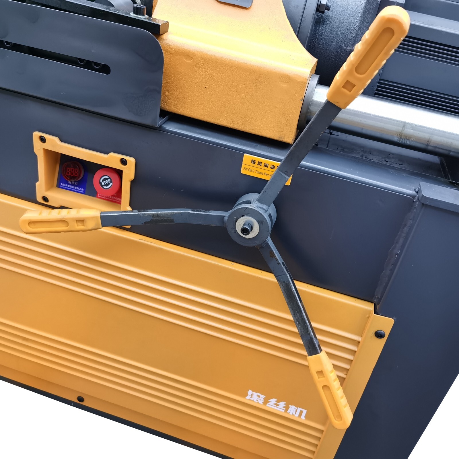 220V 3KW 3PH 0.6″-1.6″ Fully Auto Steel Bar Straight Thread Rolling Machine