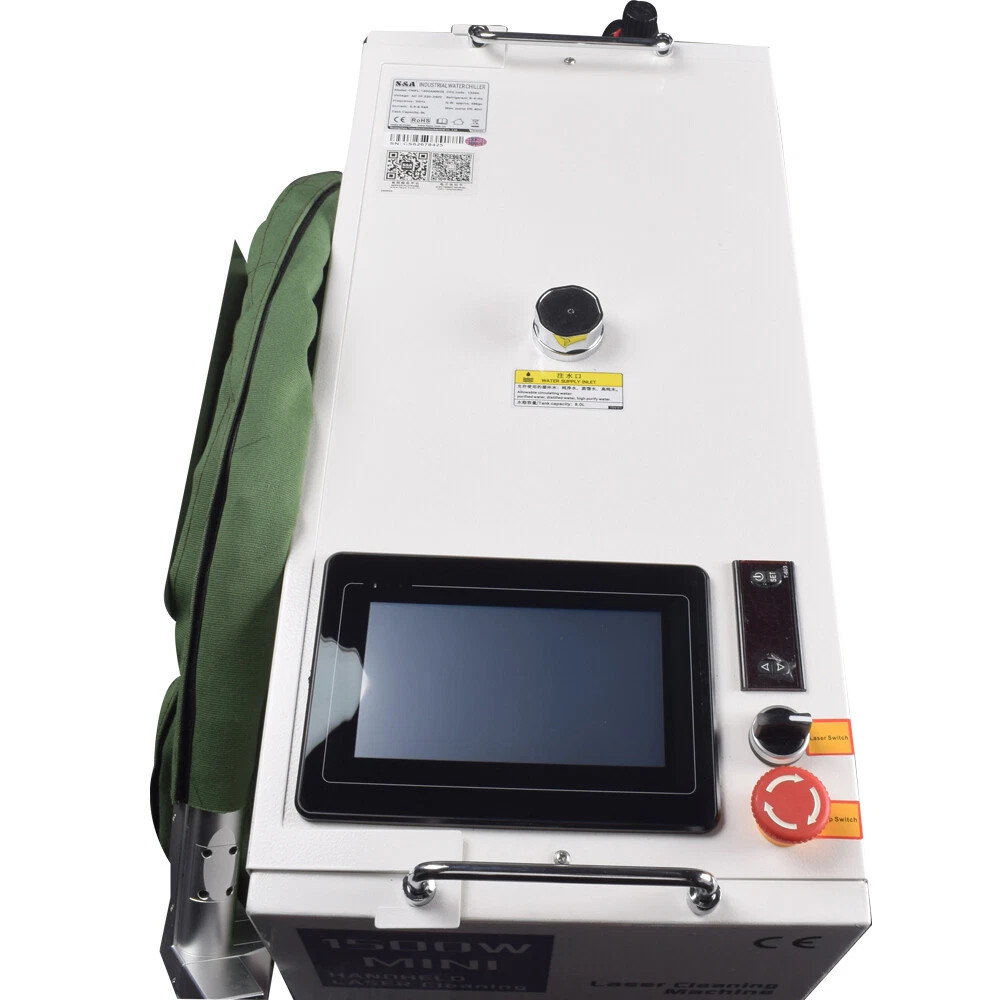 1500W Fiber Laser Cleaning Machine For Oil Rust Metal Paint Remover Cleaners AU