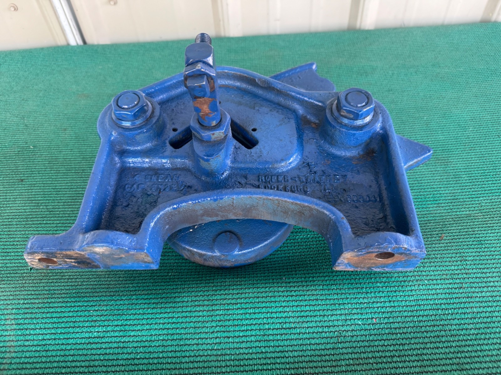 Vintage Roper Whitney Metal Angle Shear with Handle Capacity: 2″x 2″x 1/4″ – USA