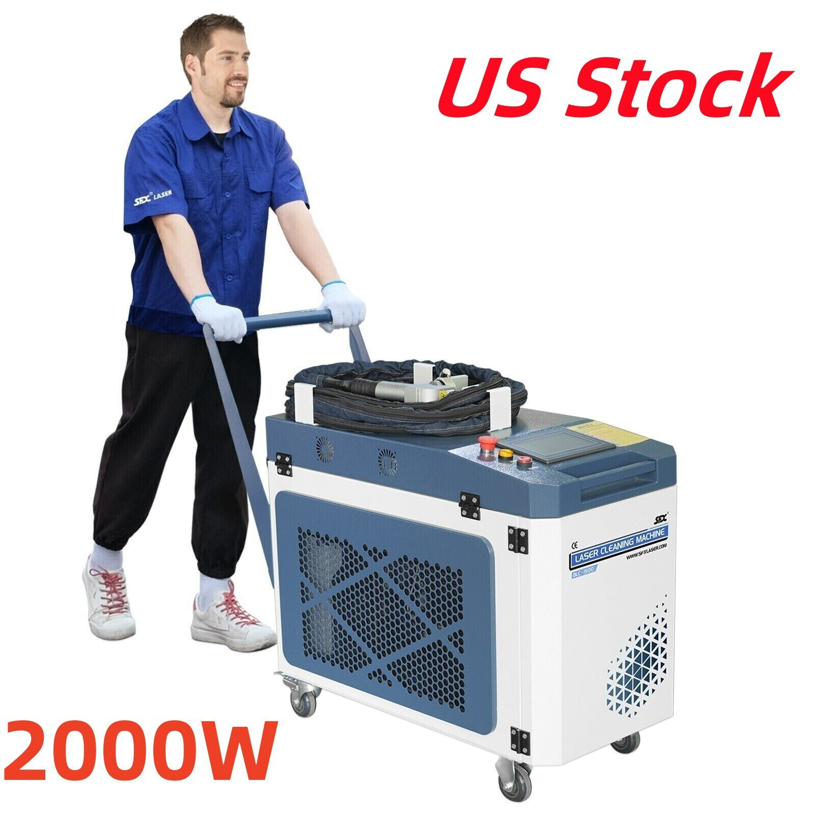 US SFX 2000W Fiber Laser Cleaning Metal Rust Removal Machine for Paint Stains