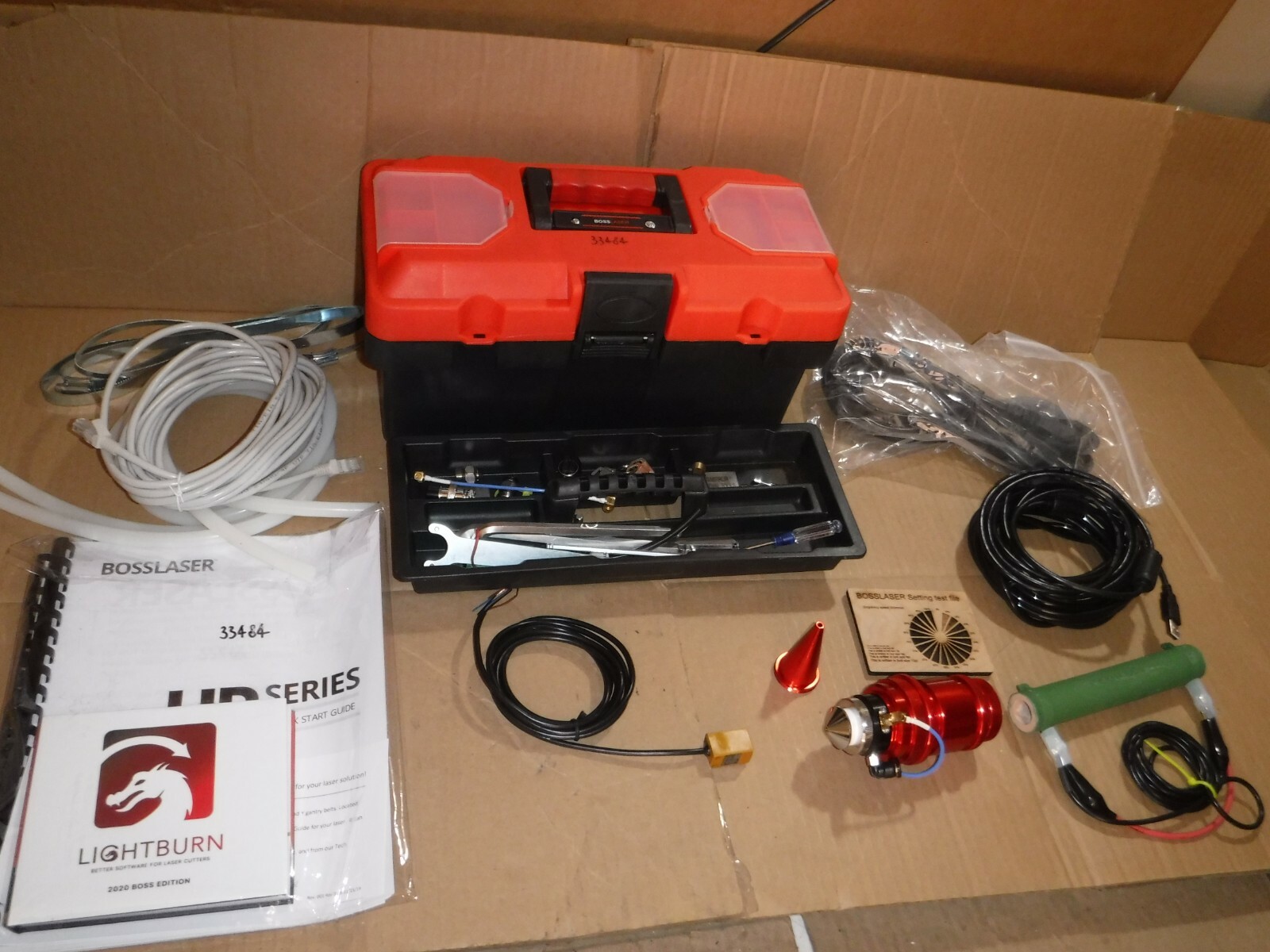 BOSS LASER HEAD LASERCAD HP SERIES WITH LIGHTBURN 2020 BOSS EDITION SOFTWARE NEW