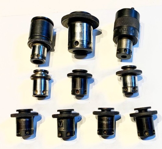 TAP HOLDERS TM SMITH USED ASSORTMENT OF 10 PCS