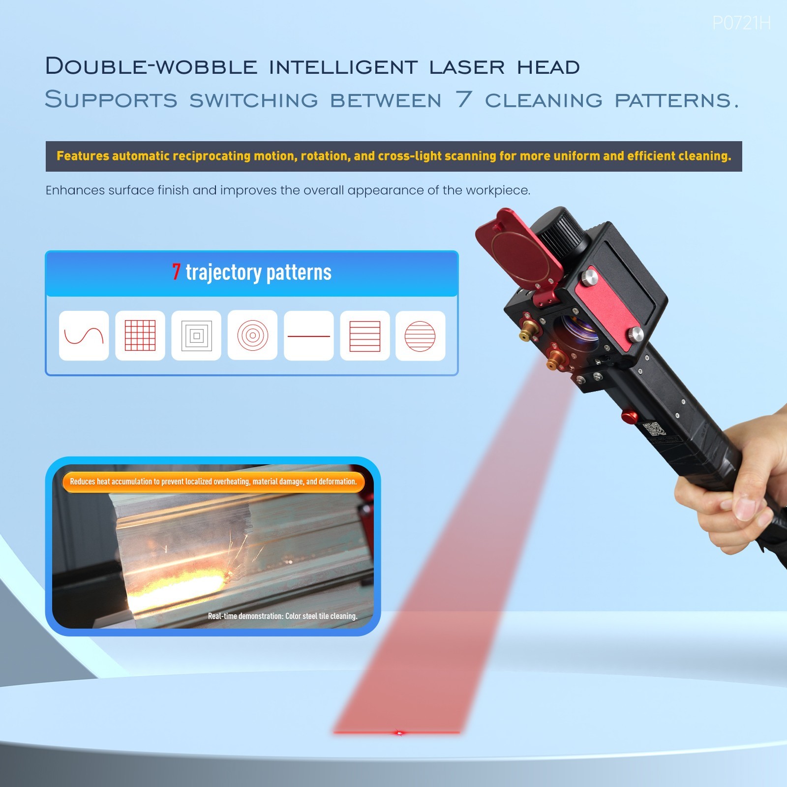 Used SFX 2000W Integrated Laser Cleaning Machine for Metal Rust and Paint Remova