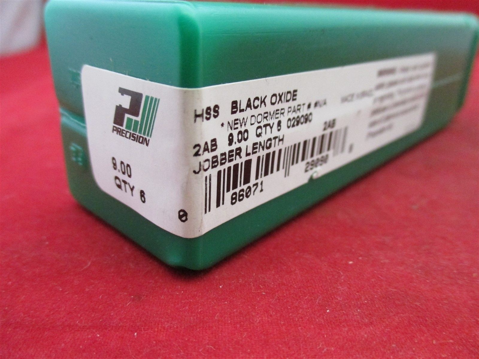 Precision 029090 Jobber Length 2AB 9.00 HSS Black Oxide