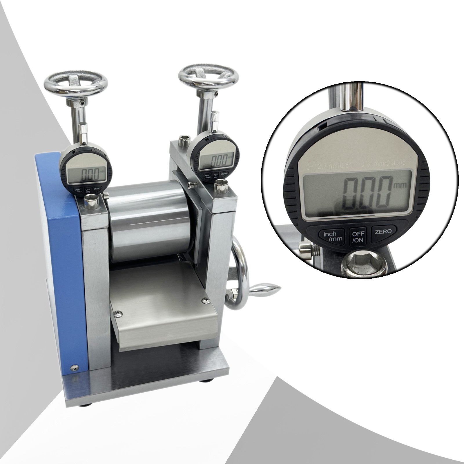 Vertical Manual Lab Roller Press Machine for 0~3mm Battery Electrode
