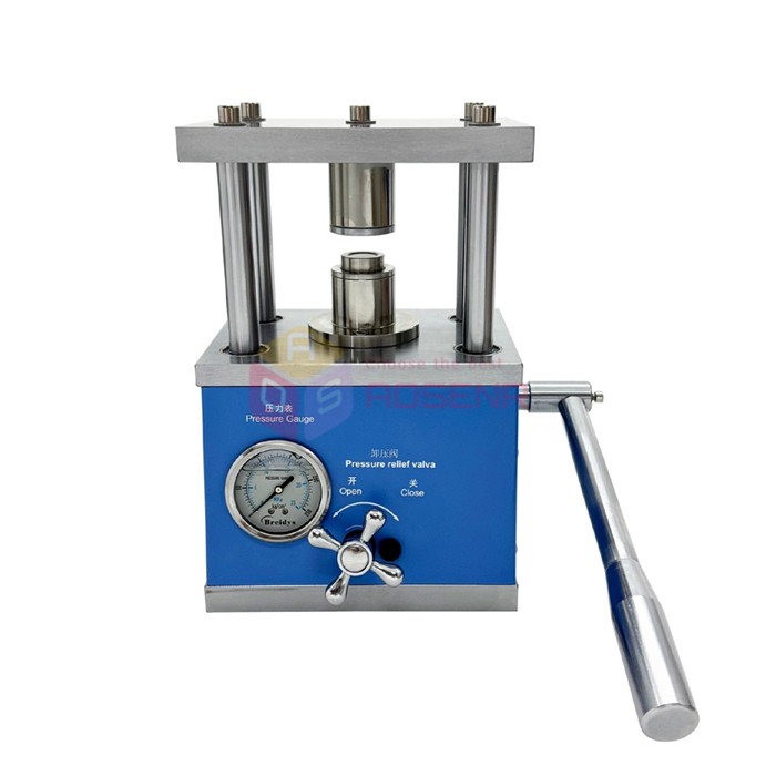 Manual Hydraulic Coin Cell Crimping Machine for CR20 Series Button Batteries