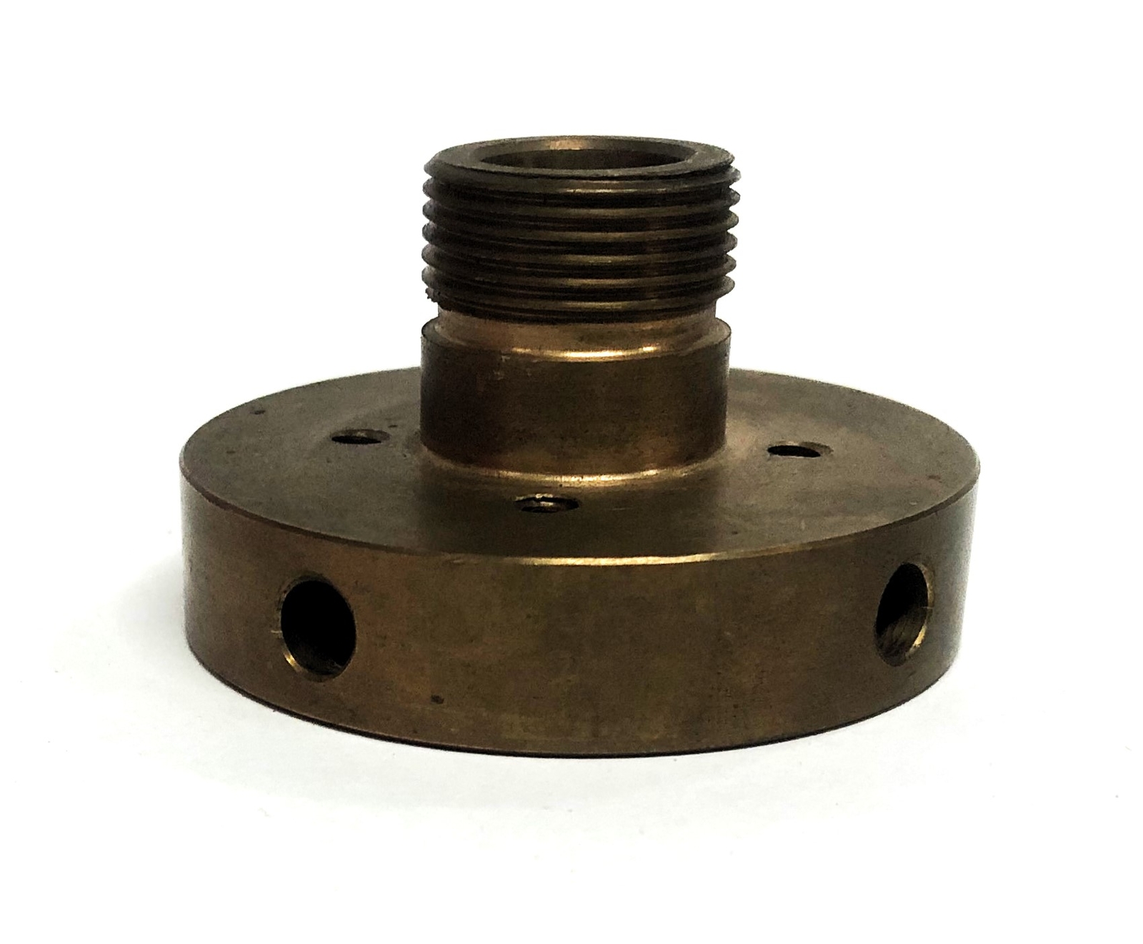 Unbranded 0.86X2.25 Inch OD 0.56 Inch ID 16 TPI Brass Fitting 180135 NOS
