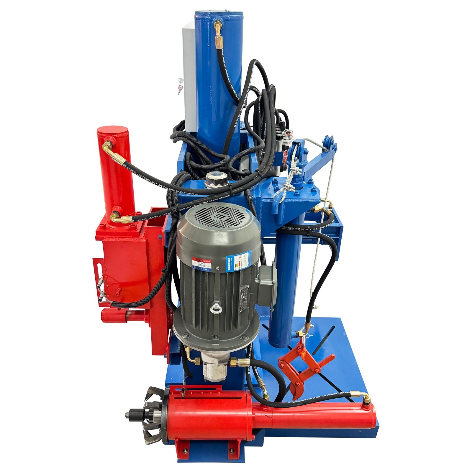 220V Industrial 60Ton Motor Stator Copper Extractor for Electric Motor Recycling