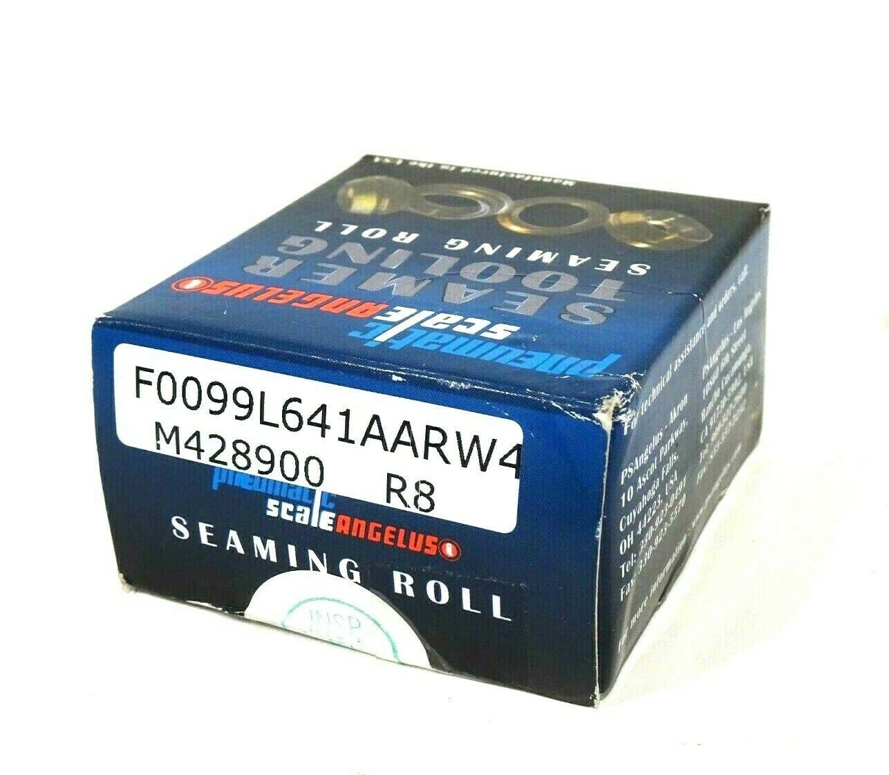 NEW PNEUMATIC SCALE ANGELUS F0099L641AARW4 SEAMING ROLL M428900 R8