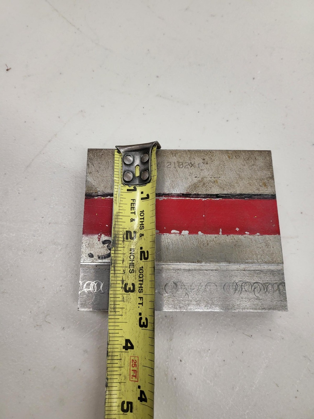 Wilson Tool Press Brake 1V Die at .375″ Opening 2 Pieces 5.5″ Long X 3.25″ Tall