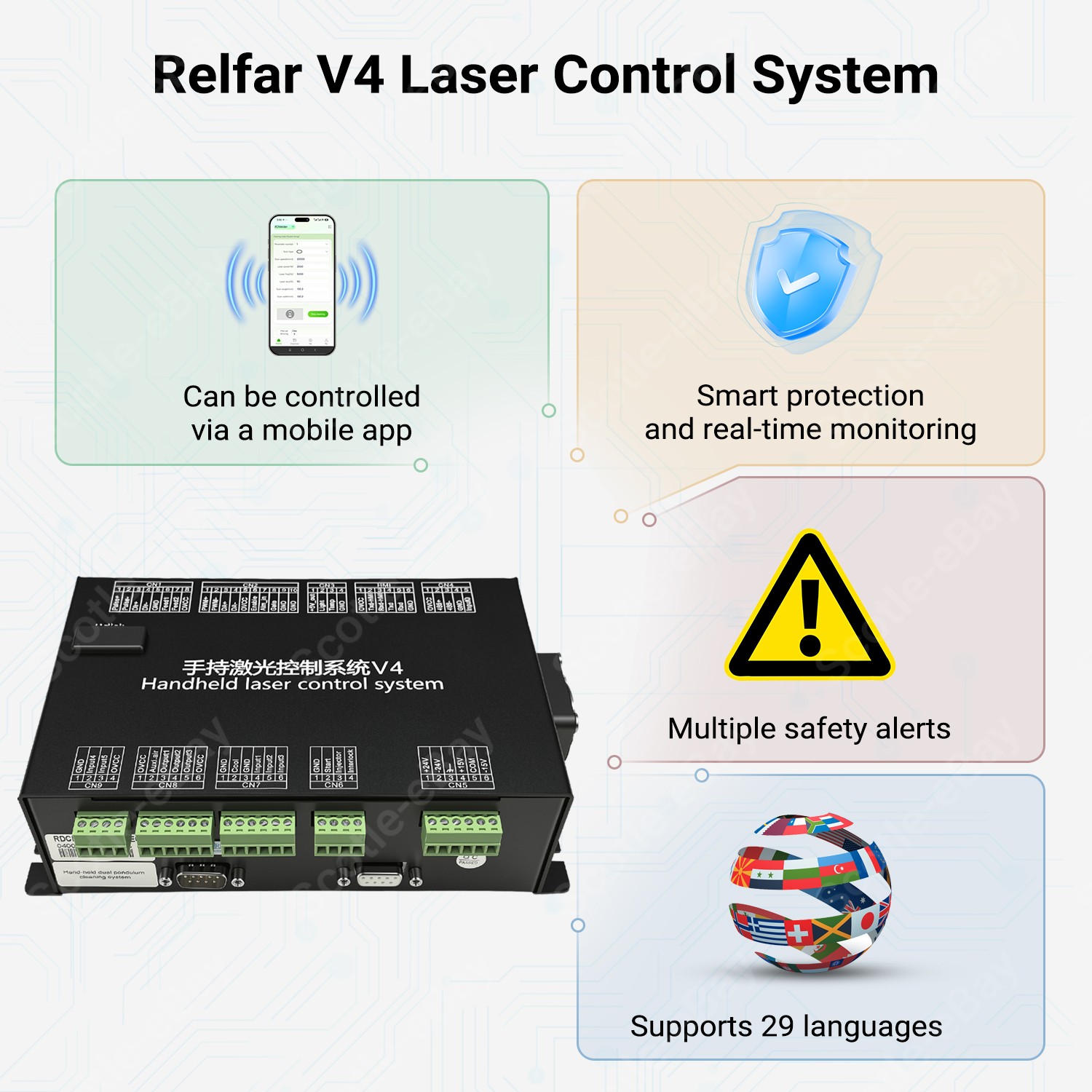 AU 2000W Fiber Laser Cleaning Machine Car Metal Oil Rust Paint Remover Cleaner