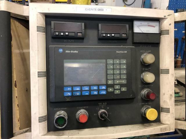 EVERITE MACHINE PRODUCTS ELECTOR CHEMICAL CUTTER TUBE CUT-OFF MACHINE MODEL CIC2