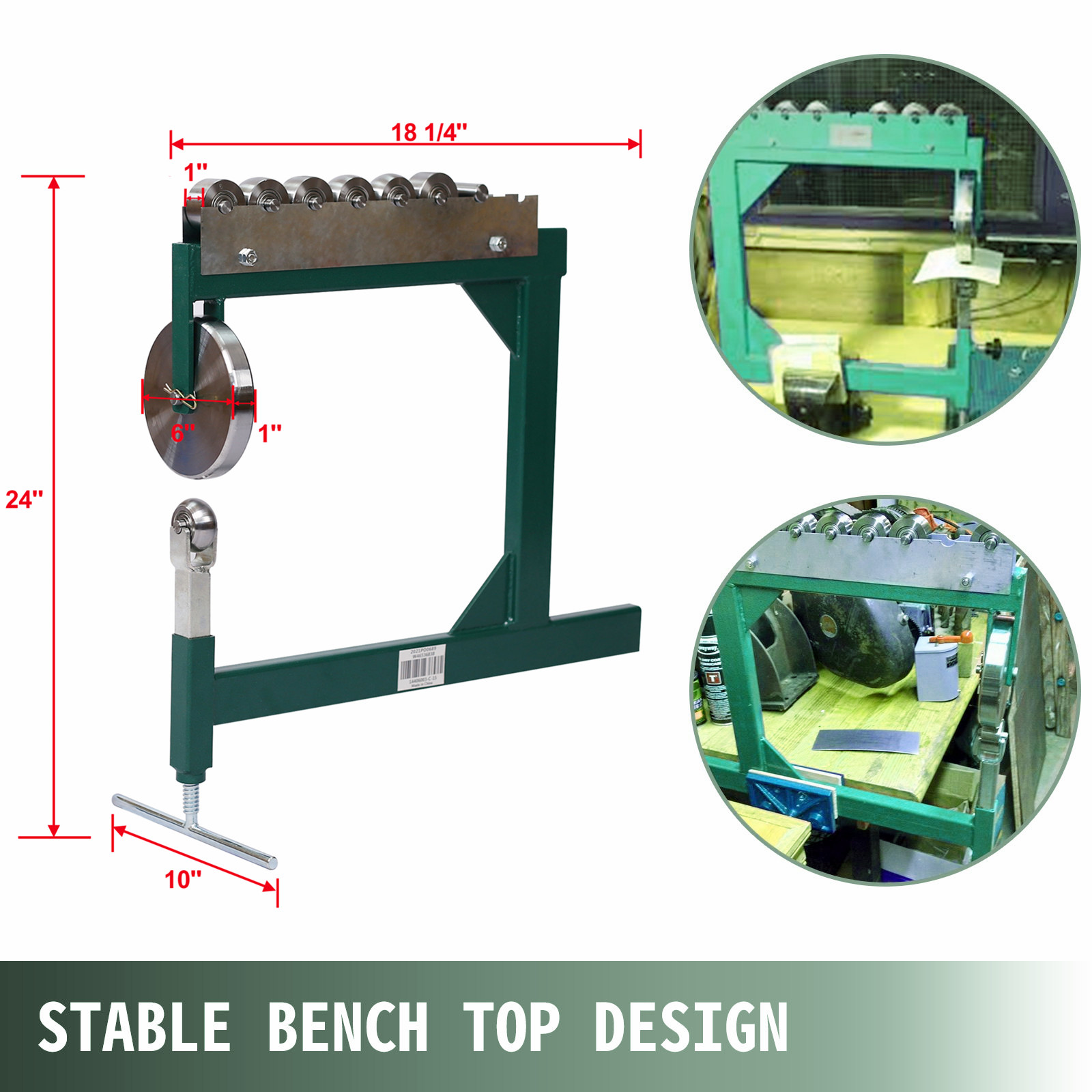Heavy Duty English Wheel Sheet Metal Shaper Benchtop Machine USA Fast Shipping