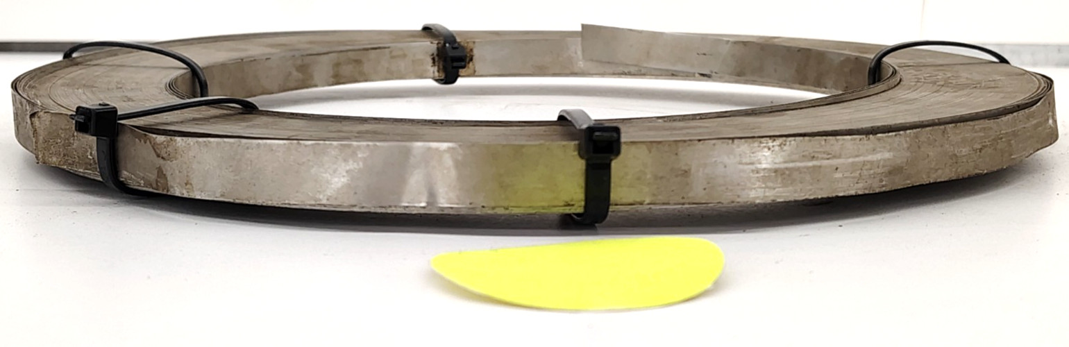 UNBRANDED 1/2″ METAL BANDING MATERIAL STAINLESS STEEL EST. 150′ LONG