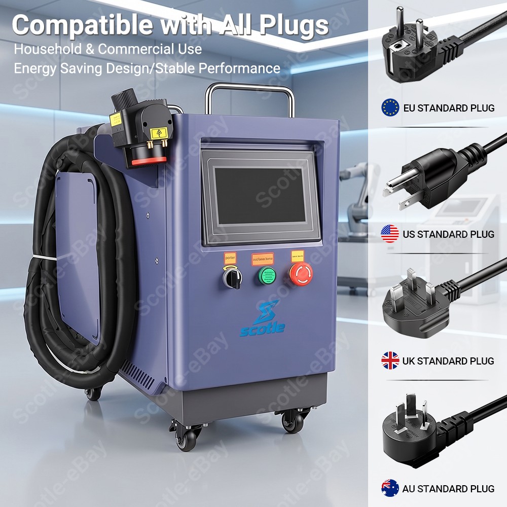 JPT YDFLP-CL-500-5-A 500W Air-Cooling Handheld Pulse Laser Cleaning Machine