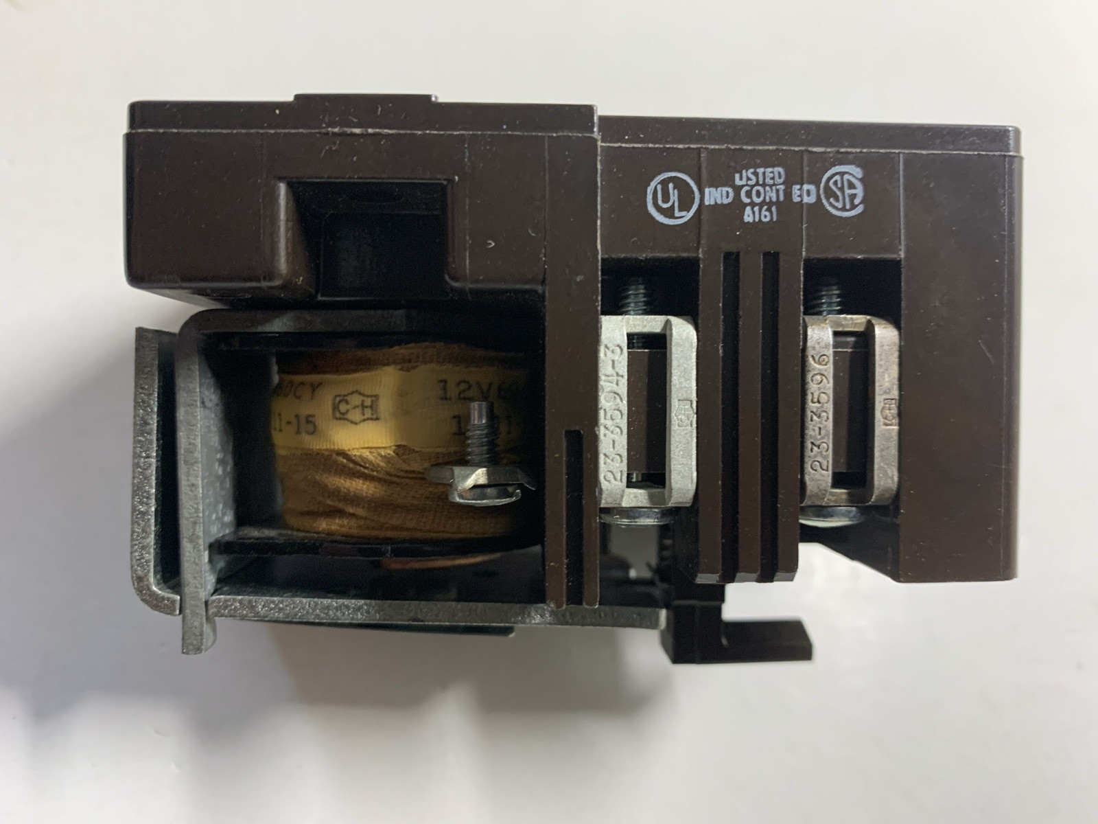 CUTLER HAMMER 9575H2614A 12v, 2POLE, 1PH, 1NC/1NO, Relay, 12AMP