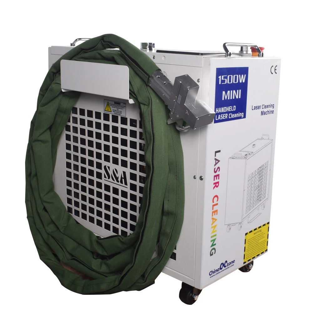 1500W Fiber Laser Cleaning Machine For Metal Oil Rust Paint Remover Cleaners AU