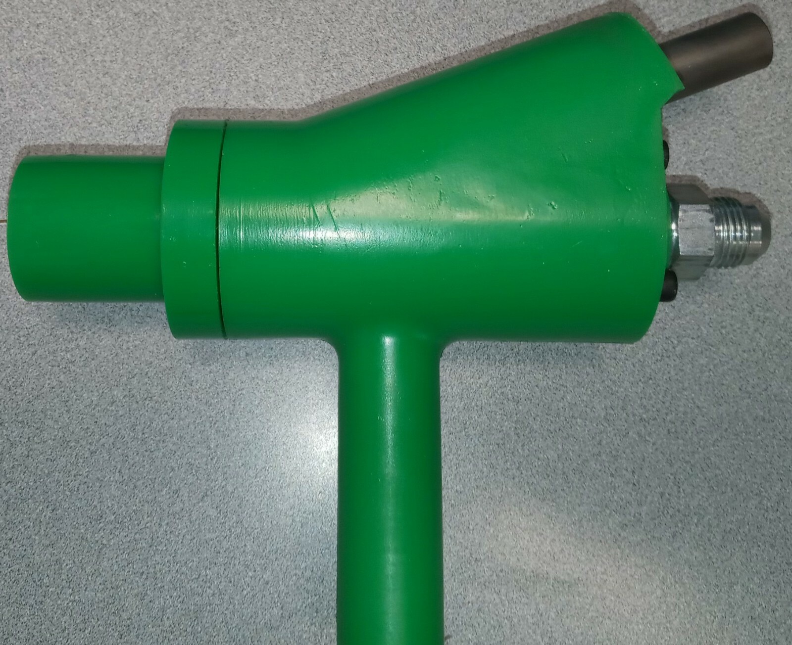 Large Urethane Blast Gun Assembly 5/16″ Nozzle, 5/32″ Air Jet, 3/4-16 JIC 37