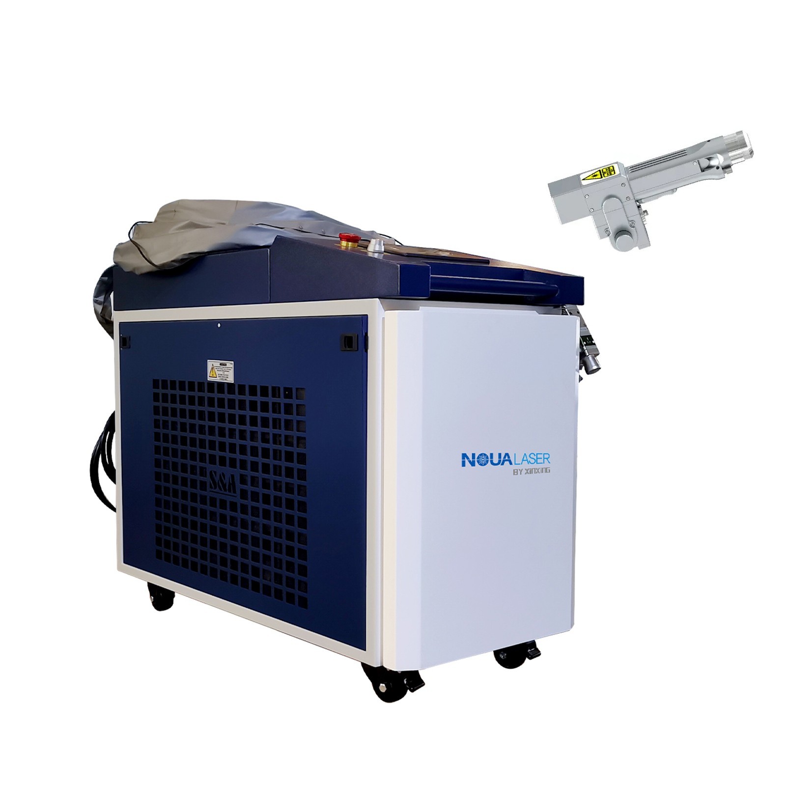 US STOCK 1500W Laser Cleaning Machine Rust Remover Oil Paint Removal Tax include