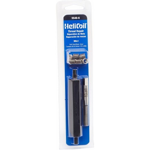 HeliCoil 5546-6 Metric Thread Repair Kit, M6x1 x 9.0mm