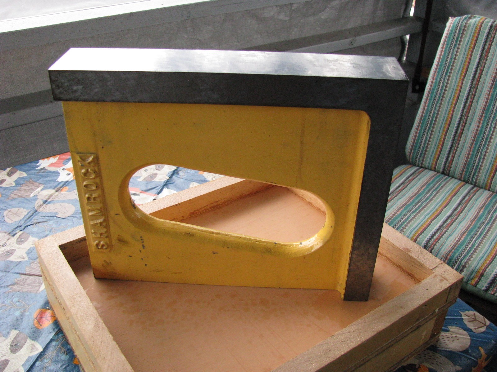 Precision cast iron square