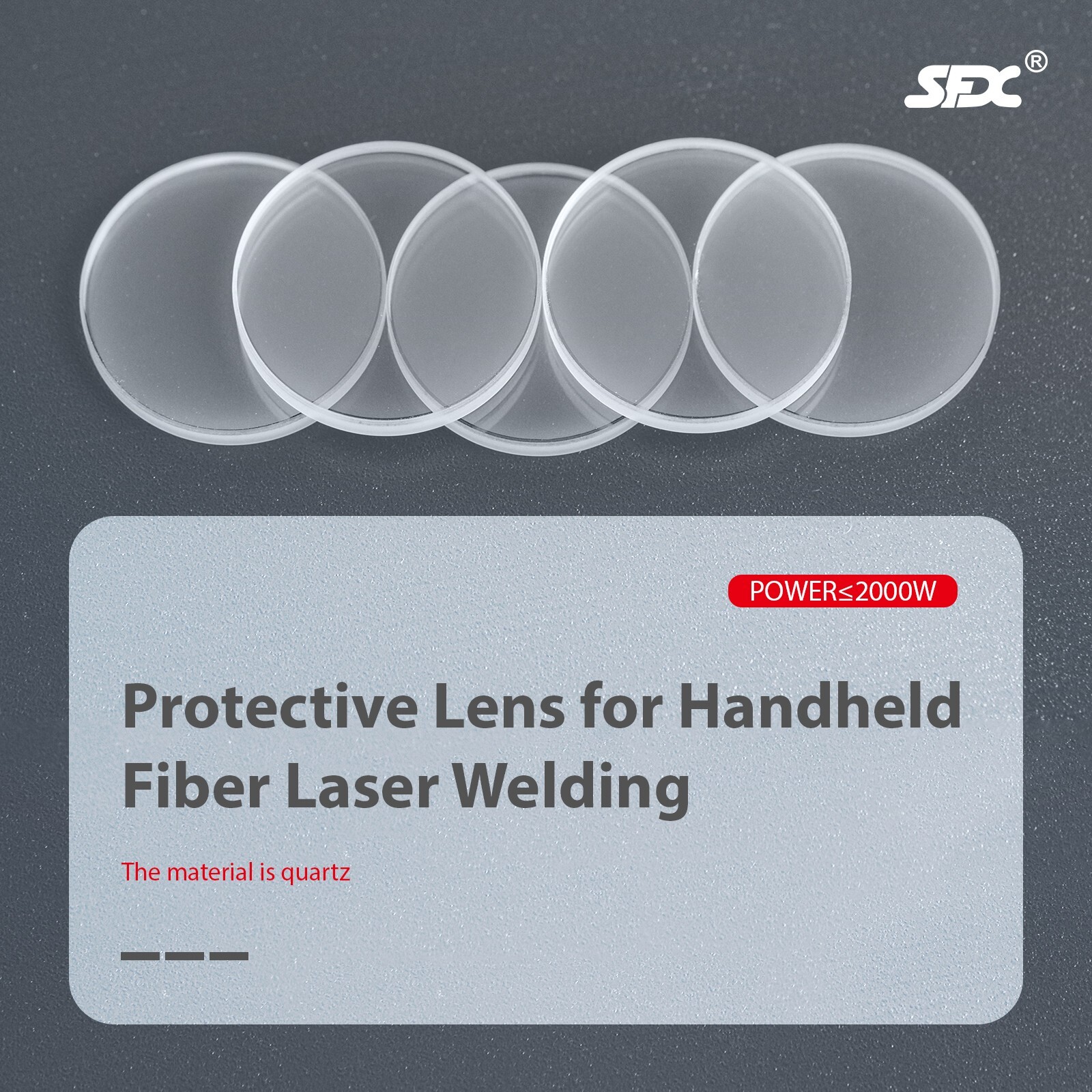5pcs Diameter 18mm,thickness 2mm Protective Lens For Fiber Laser Welding Machine