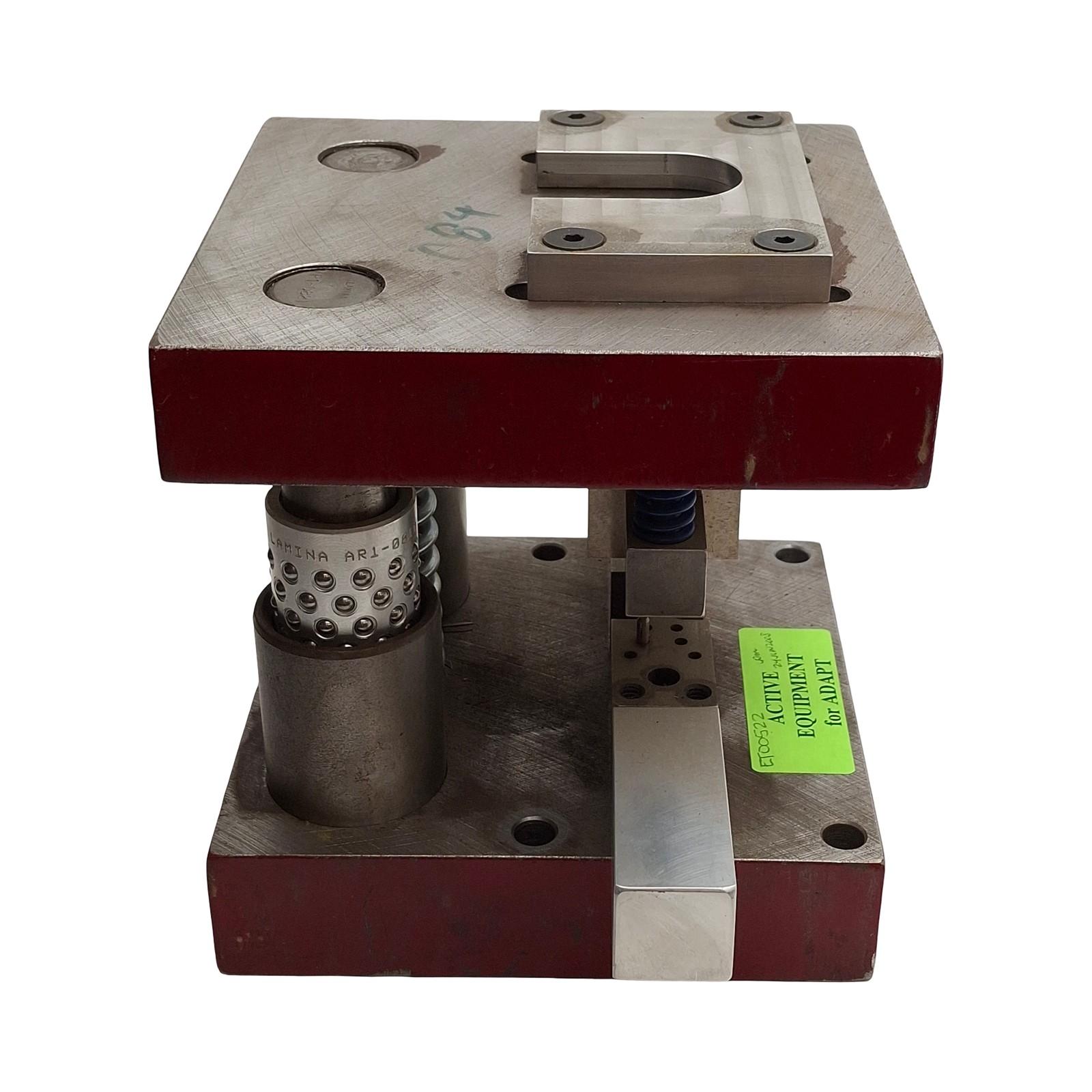 Medical Grade Precision Stamping Die Set, 6in W x 6.25in D x 6.375in H, 2-Post
