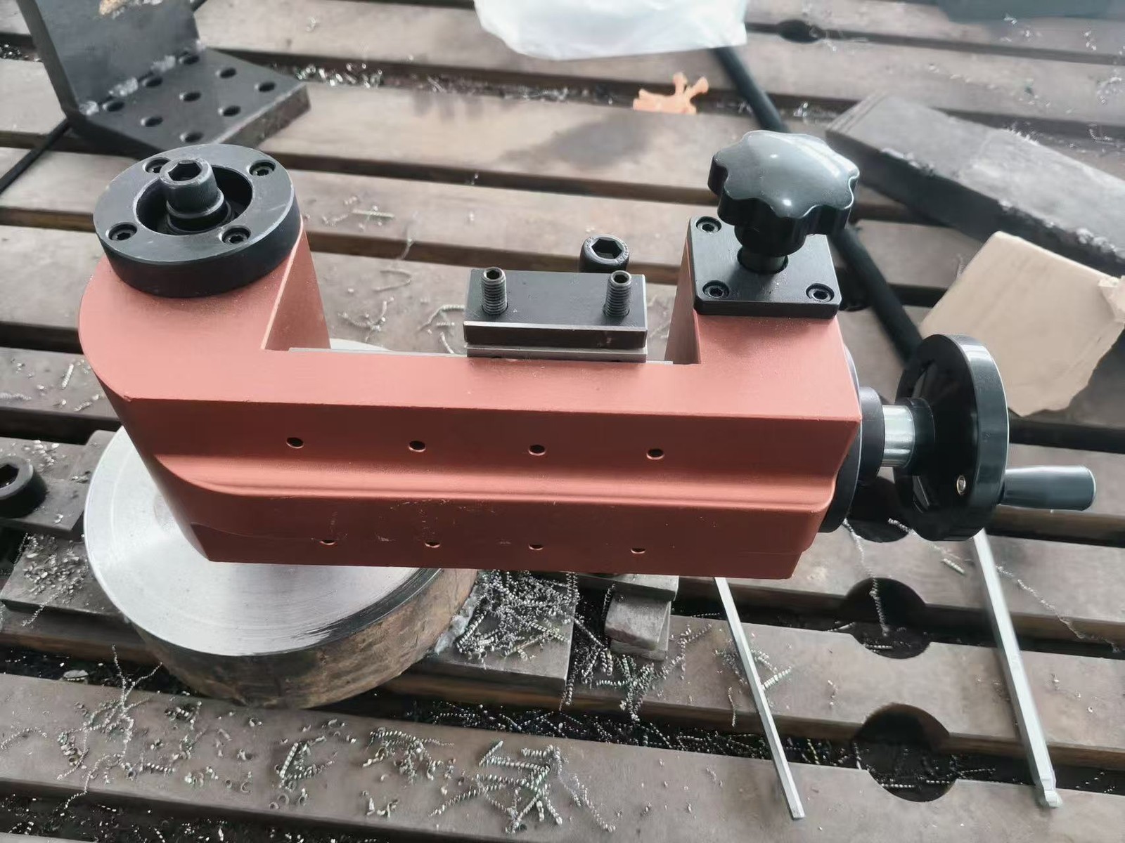 YS-SDFL350 Portable Manual Flange Facer Hand Power Flange Facing Machine 355.6mm