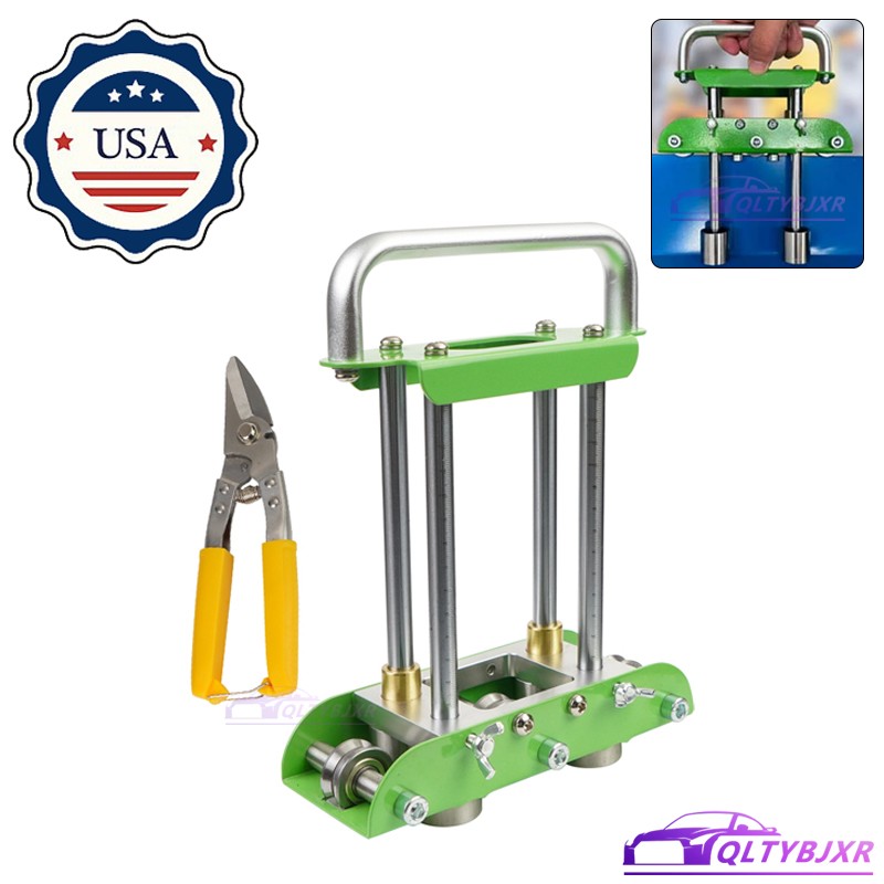 Hand Sheet Metal Edge Roller Bender Roofing Tool w/Snip for Making Folding Edge