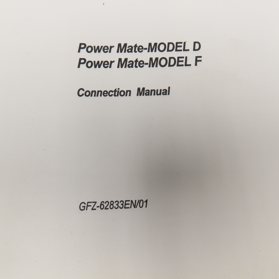 GE Fanuc GFZ-62833EN/01 Power Mate Models D F Connection Manual