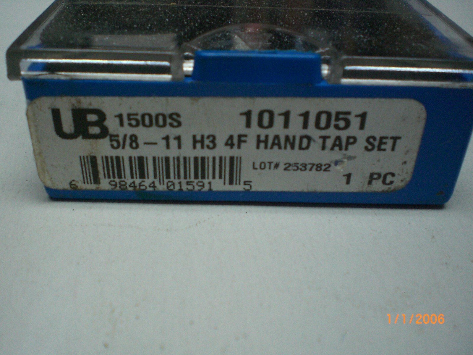 Union Butterfield USA 1011051 5/8-11 H3 4F Hand Tap Set 1500-S FREE SHIPPING