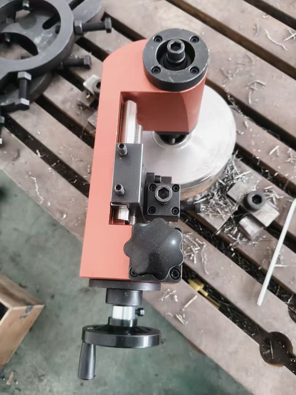 YS-SDFL350 Portable Manual Flange Facer Hand Power Flange Facing Machine 355.6mm